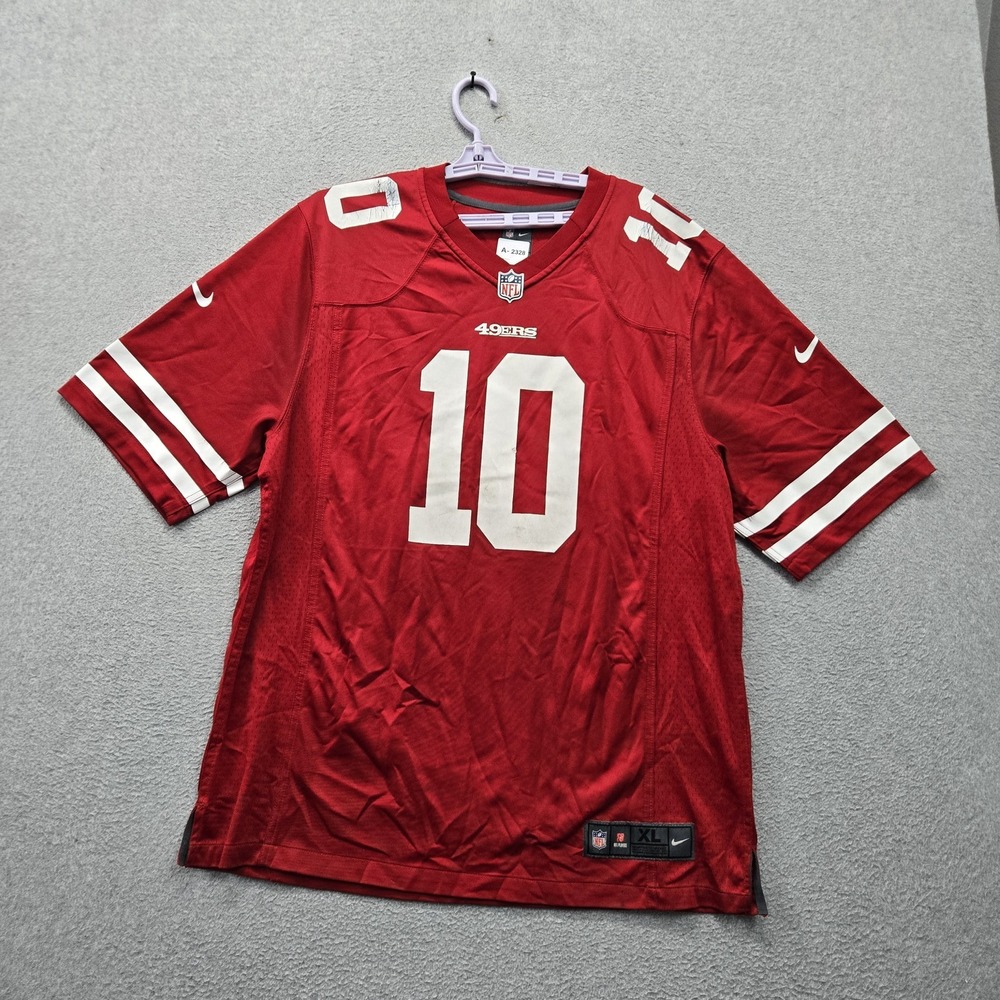 San Francisco 49ers Men Jersey XL Red Nike Jimmy Garoppolo 10